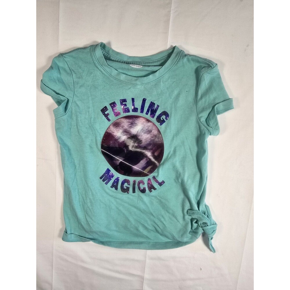 Old Navy Unicorn Feeling Magical Girls 6-7 T Shirt